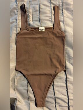 Dynamic Women’s Brown Tank Bodysuit